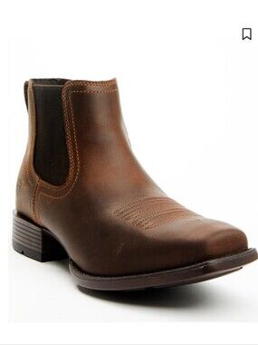 Ariat Men's Booker Ultra Chelsea Boots  Square Toe Size 12 D